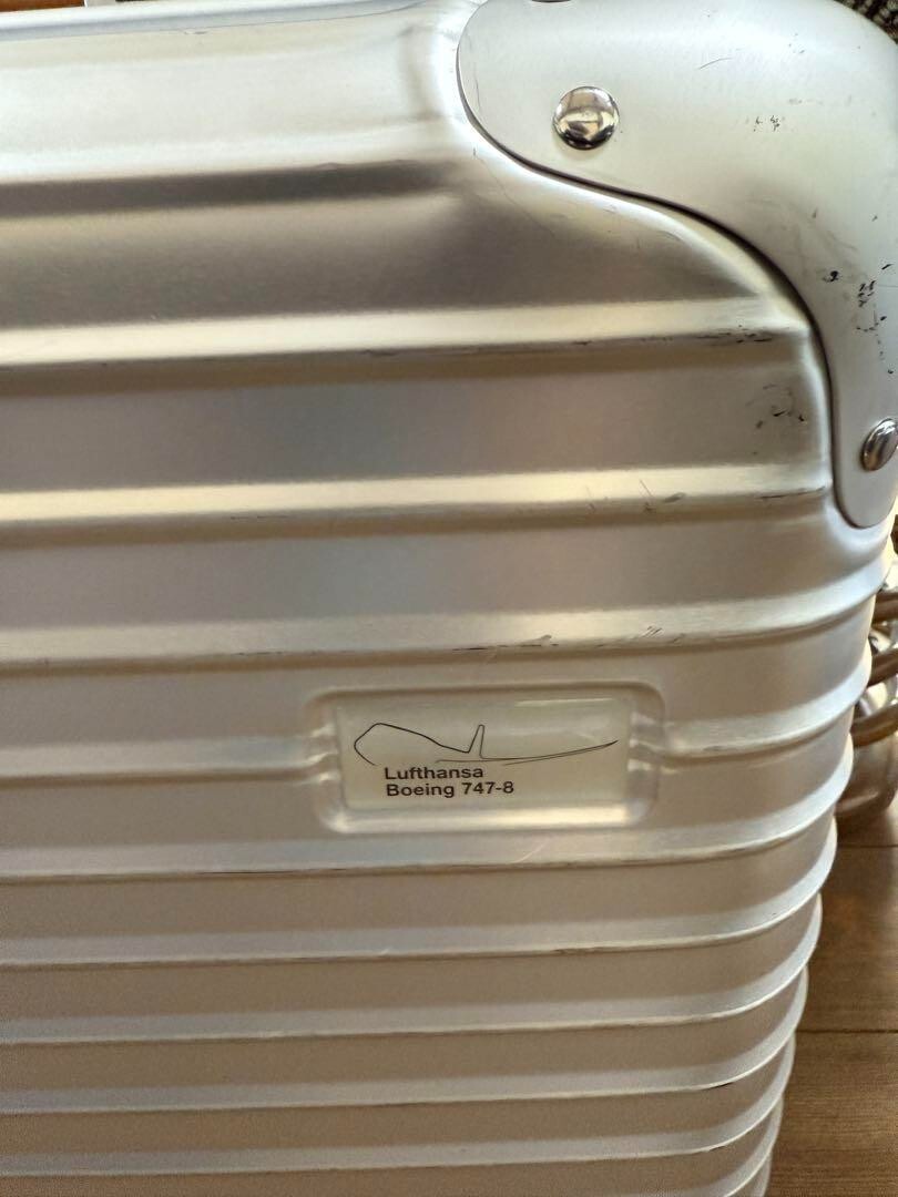 Rimowa Lufthansa Boeing 747-8 business trolley Silver 2-wheels