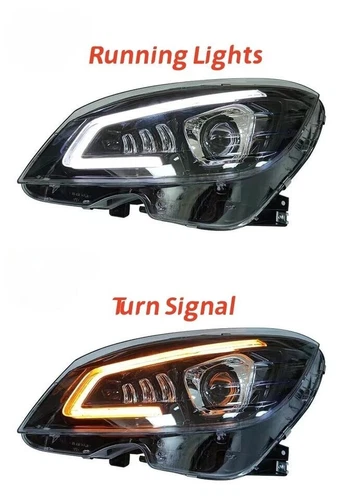 LED Headlight For 2007-2010 Mercedes Benz W204 C-Class C300 C350 Left+Right Lamp - Picture 7 of 12