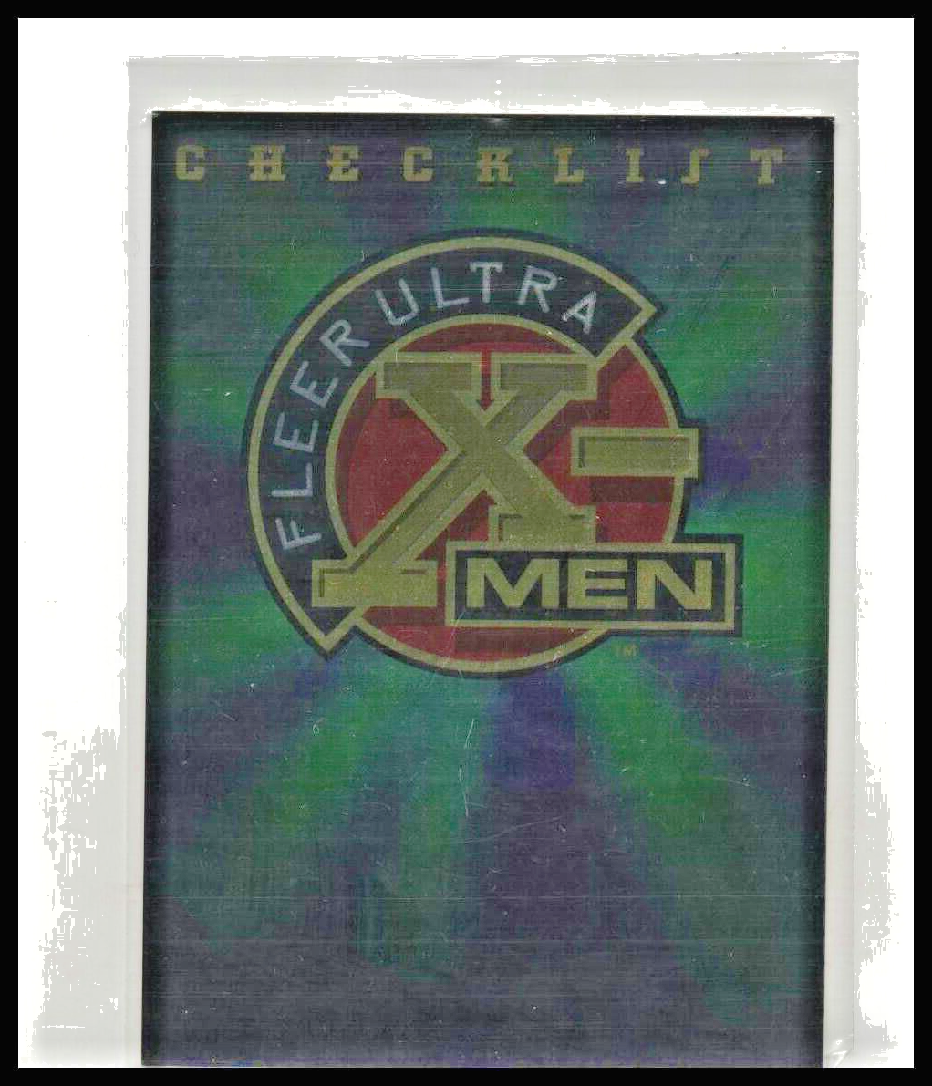 1996 Fleer Ultra X-Men International #100 - Checklist | eBay