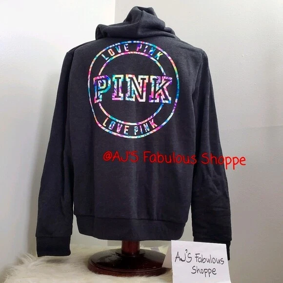 UNDERCOVER Felpa con cappuccio rosa cerniera intera