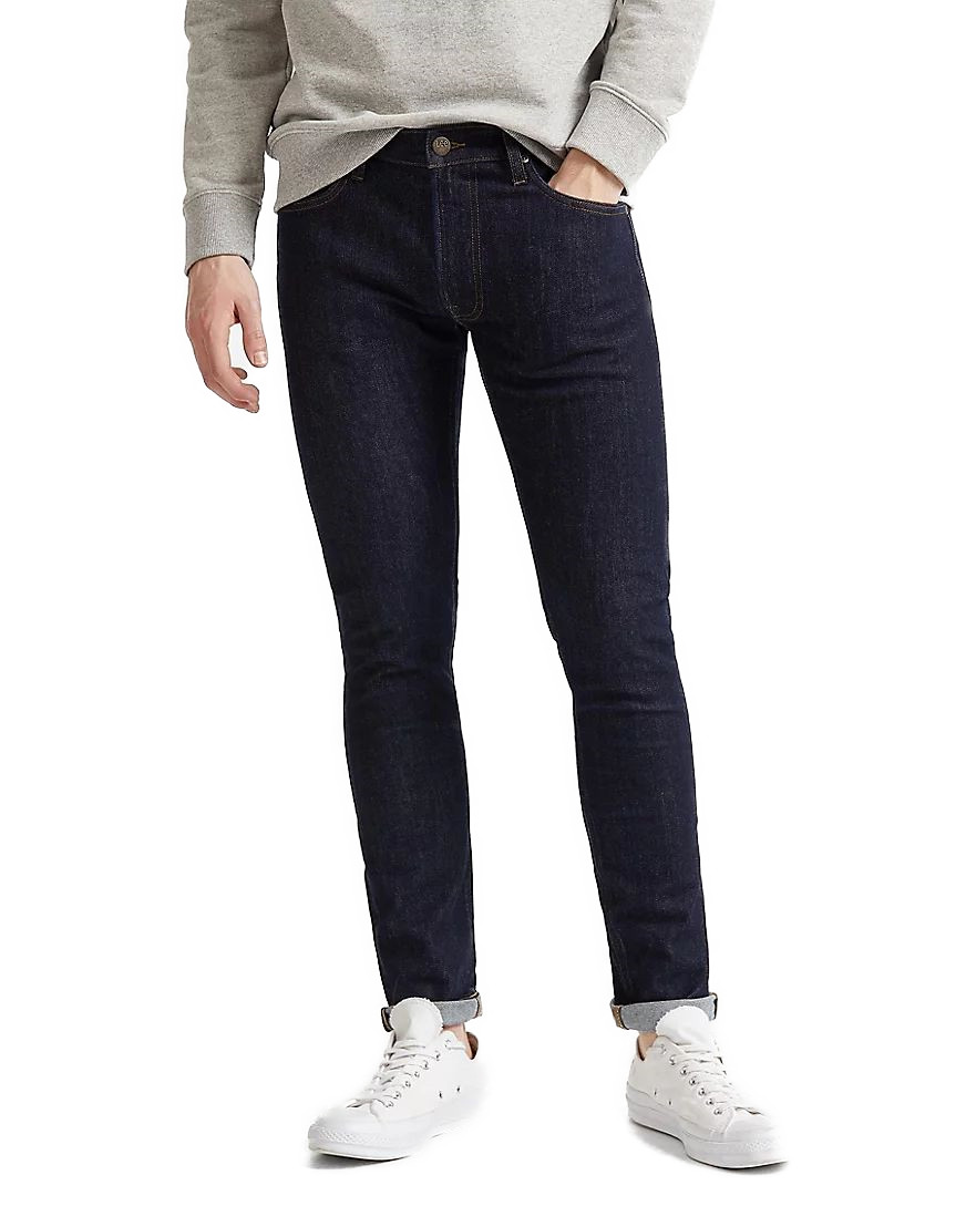 Джинсы Lee Herren Luke зауженного кроя - Blau - Rinse W26-W46 Baumwolle Стрейч 12690₽