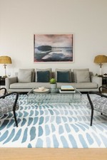 IMMACULATE The Rug Company Obi Blue, Perfect Condition £3,400 RRP £4,162