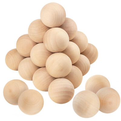 Holzkugel ohne Loch Bastelkugel DIY Buche，Lotusholz Ø 2,5mm~200mm 0.1''~8''Inch