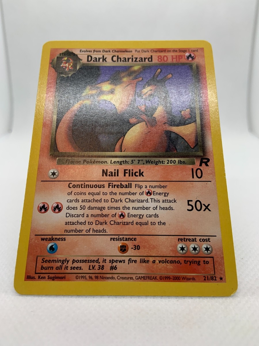 ポケモンカードゲーム pokemon card Dark Charizard Charizard EX ULTRA RARE XY29 Pokemon X and Y Set Black Star