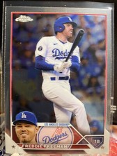Freddie Freeman 2023 Topps Chrome  #5 Base Possible MVP Buyback? L.A. Dodgers