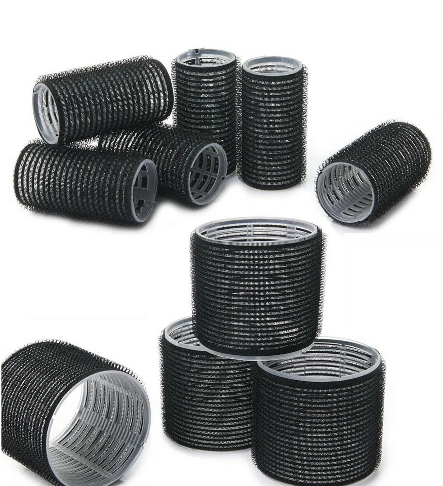 Self Grip Rollers Cling Stick Hair Curler Curls Wave Styling Salon Setting Tool