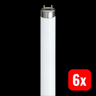 Philips G13 Master TL-D Neutralweiß Leuchtstoffröhre 1000 mm 36 W 4000 K 6 STÜCK