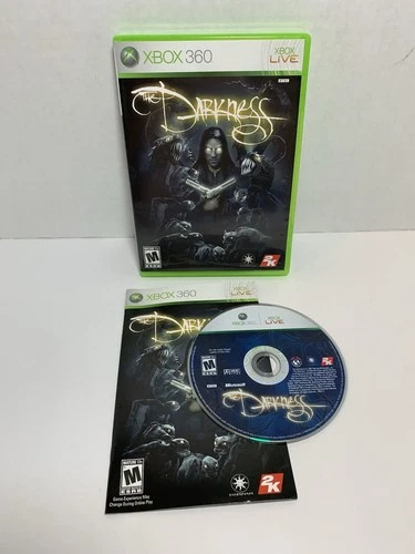 The Darkness (Microsoft Xbox 360, 2007) Complete - Tested & Works - Great Disk