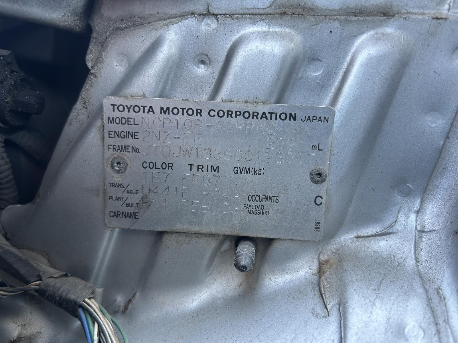 Toyota Echo Heater Fan Motor NCP10 10/1999-09/2005 - thumbnail 4