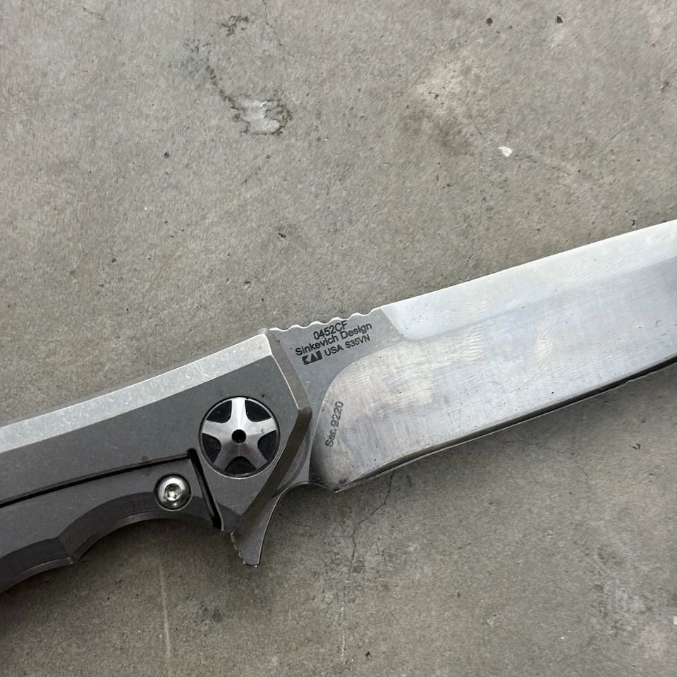 Складной нож Zero Tolerance ZT 0452CF большой Sinkevich из углеродного волокна сделано в США - Изображение 3 из 4