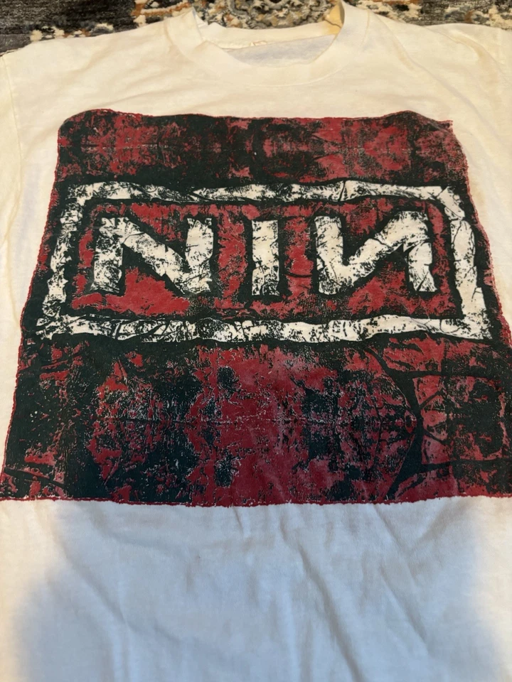 Vintage 90s NIN Parking Lot Boot T Shirt Large - Image 2 of 4