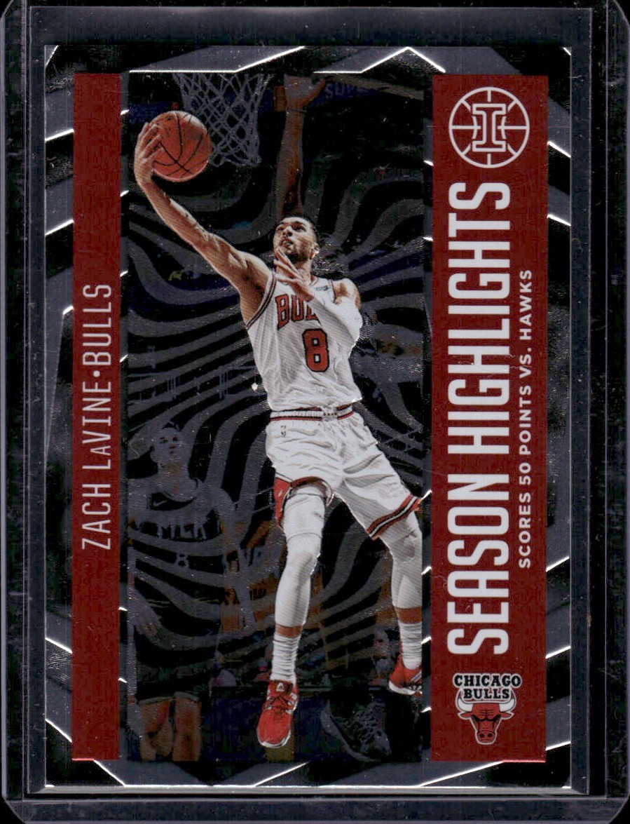 2020-21 Panini Illusions #22 Zach LaVine Season Highlights