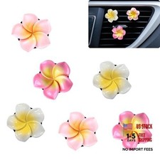 6 PCS Car Vent Air Freshener Clip Women Cute Car Decorations 6 Pcs Egg Flower