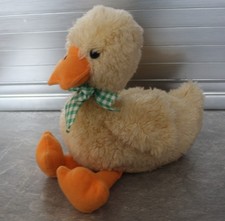 Ente mit Schleife  Oster K&uuml;ken Ente  Kuscheltier   Stofftier