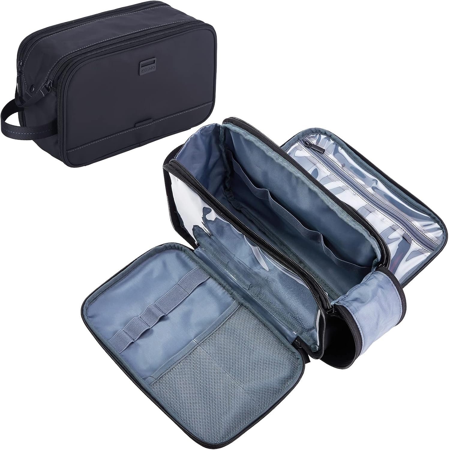 Men's Water-Resistant Leak-Proof Toiletry Bag – Large Capacity Dopp Kit