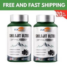 Flynew Shilajit Ultra Optimal Potency, Shilajit Extract with L-Arginine 2 pack