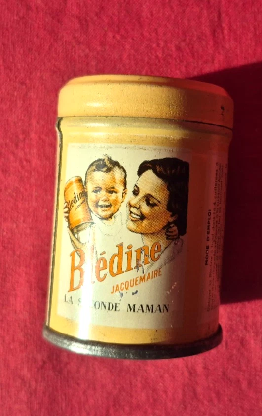 boite cylindrique  / Blédine Jacquemaire " la seconde maman " / boite pleine - Photo 3/3