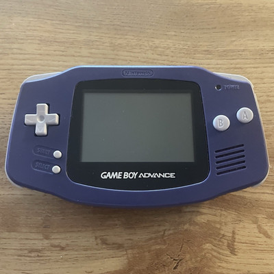 Nintendo Game Boy Advance Handheld-Konsole AGB-001 Lila PAL Kopfhöreranschluss