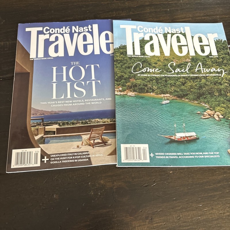 Cone Nest Traveler Magazine Lot of 2: April 2026 & May/June Edition 2026