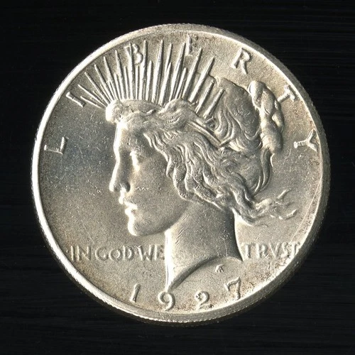 US Coin 1927 Peace Silver Dollar Choice BU NO RESERVE!