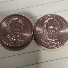 2012 Ulysses S. Grant Presidential $1 Dollar Coin, Ungraded Uncertified