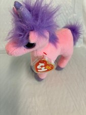 Ty Beanie Baby💜Charming The Unicorn 7" New MWMT's