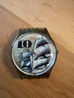 Swatch Armbanduhr   10,- DM Schein   Vintage 1991
