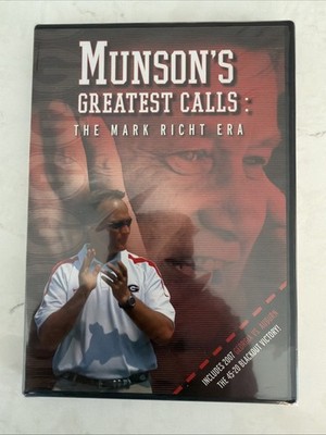 Munson's Greatest Calls: The Mark Richt Era DVD (Cutting Edge, 2007) SEALED