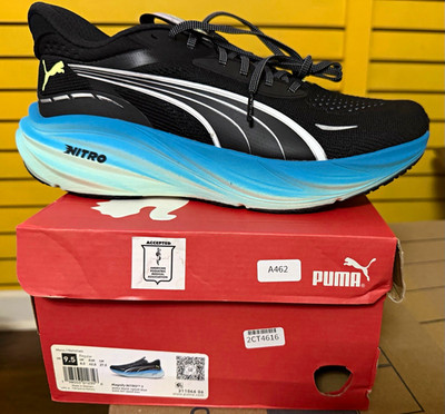 PUMA Magnify Nitro 3 ''Black Speed Blue'' Men Low Top Lace-Up Sneaker 311046-06