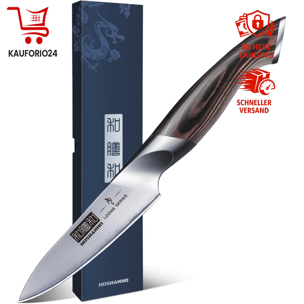 SchäLmesser 10Cm Profi Obstmesser GemüSemesser Edelstahl Ergonomischer Griff-image
