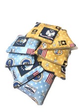 Air Force Vs. Army Cornhole Bean Bags- 8 USAF U.S Army Military Corn Hole Set.