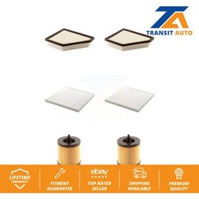 Air Cabin Engine Cartridge Oil Filters (6 Total) Kit For Chevrolet Equinox GMC