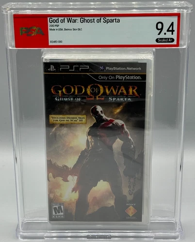 God of War Ghost of Sparta Sony PlayStation Portable PSP New PSA 9.4 A+ NOT WATA