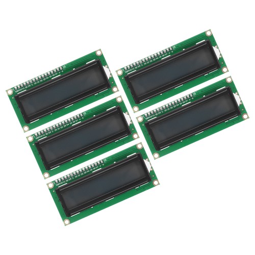 5Pcs LCD 1602 Display Module 5V with 16 Pins, Grey Display Screen 16x2 ...