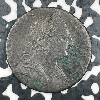 1774 Great Britian George III 1/2 Penny Evasion Token Lot#A0309
