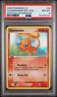 PSA 8 Charmander 48/100 Reverse Foil Stamped Crystal Guardians Pokemon Card NM