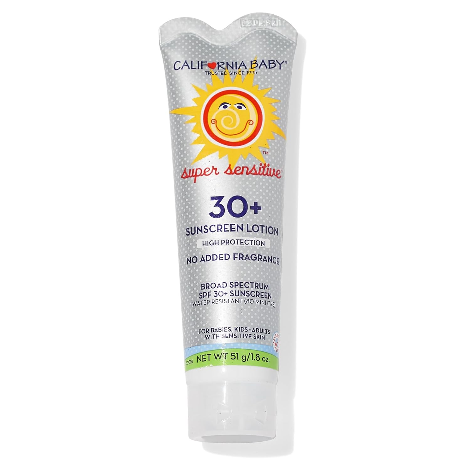 Super Sensitive SPF 30+ Sunscreen | Unscented | Mineral Based | Titanium Dioxide
