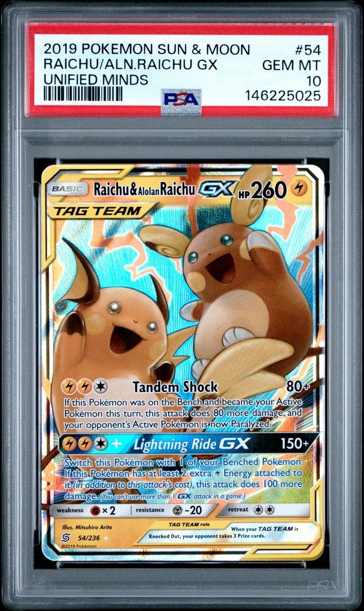 Raichu Pokémon TCG Professional Sports Authenticator (PSA