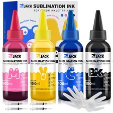 Printers Jack 400ML Sublimation Ink for Supertank 15000 C88 C88 WF7720 ET272...