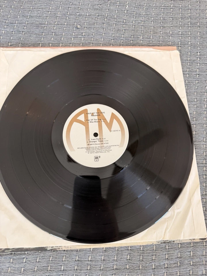 NAZARETH Vinyl LP HAIR OF THE DOG RARE 1975 ORIGINAL Rock Metal R133747 SP 4511 Foto 4 de 4
