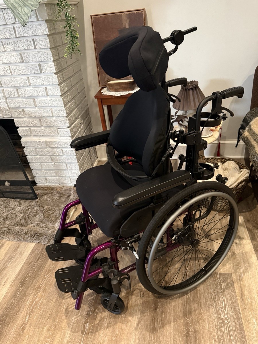 Whitmyer Jay J3 Manual Wheelchair Purple Black Tilt-In-Space