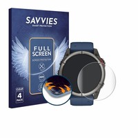 4X Full-Screen Schutz Folie FüR Garmin Quatix 8 (51 Mm) 3D Curved Edge Display