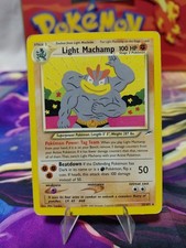 Pokémon TCG Light Machamp Neo Destiny Card 25/105 Unlimited Rare MODERATE PLAY on eBay