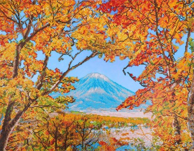 Diamond Dotz Autumn Mountain Diamond Painting Kit