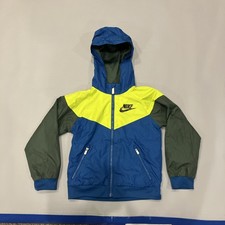 VTG Nike Sportswear Windrunner Jacket Youth Kids 7 Large Color Block Loose Fit
