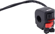 MOTOKU Handlebar Control Switch Start Kill Switch Button Assembly for Kawasaki B