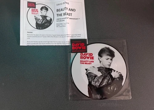 david bowie beauty and the beast 7" picture disc vinyl Record store day sealed