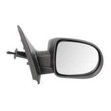 For Renault Clio MK3 2009-2013 Black Manual Door Wing Mirror Right Drivers Side