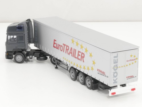 AWM 51313 Man Truck Kögel Eurotrailer Model 1:87 Mint! Boxed 1702-28-43 - Picture 2 of 6