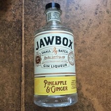 Jawbox Pineapple & Ginger Empty Gin Bottle Craft 70cl Upcycling